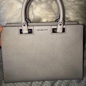 Grey Michael Kors Purse